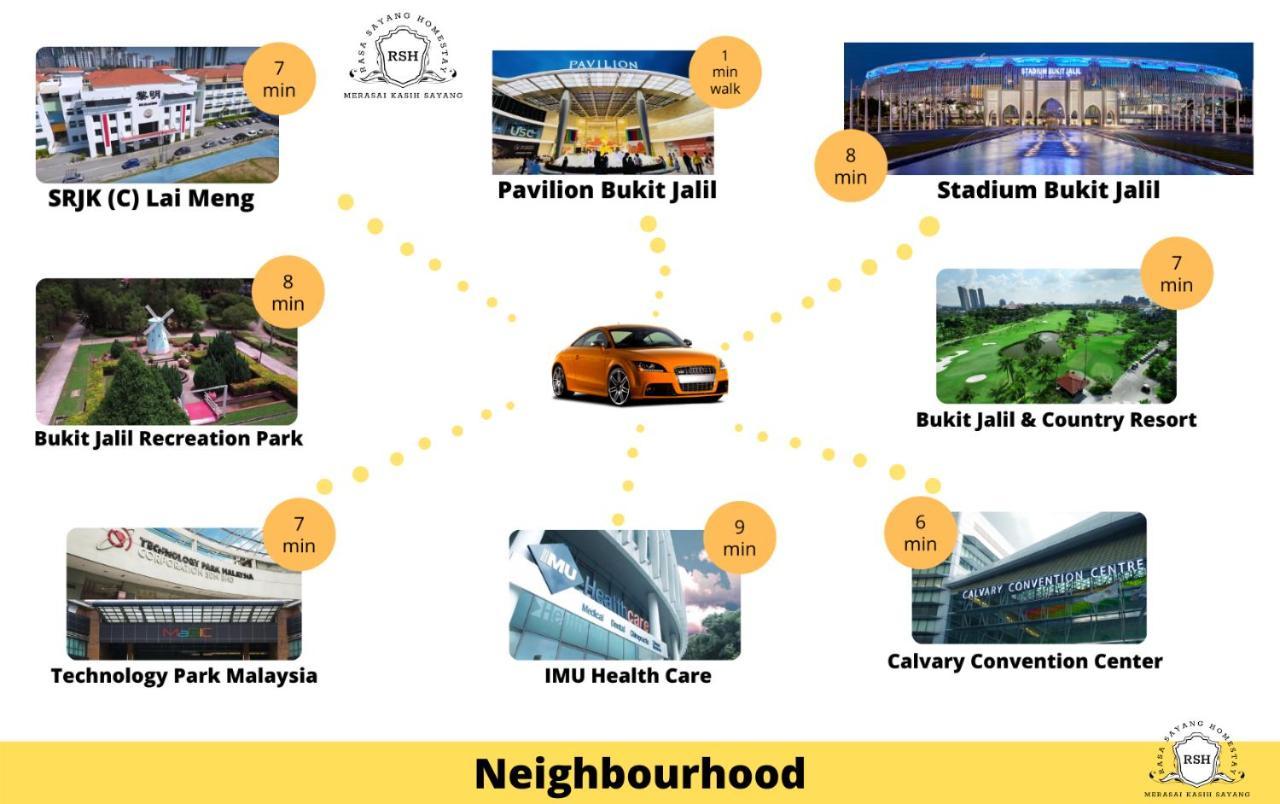 Rasa Sayang Homestay At Bukit Jalil Pavilion Kuala Lumpur Zewnętrze zdjęcie